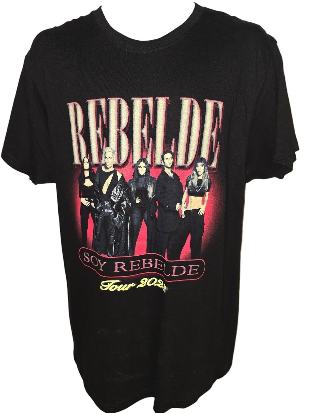 NWT REBELDE T-Shirt 2023 Soy Rebelde Tour Concert Tee
